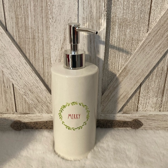 Rae Dunn Merry Soap Dispenser - Picture 1 of 4